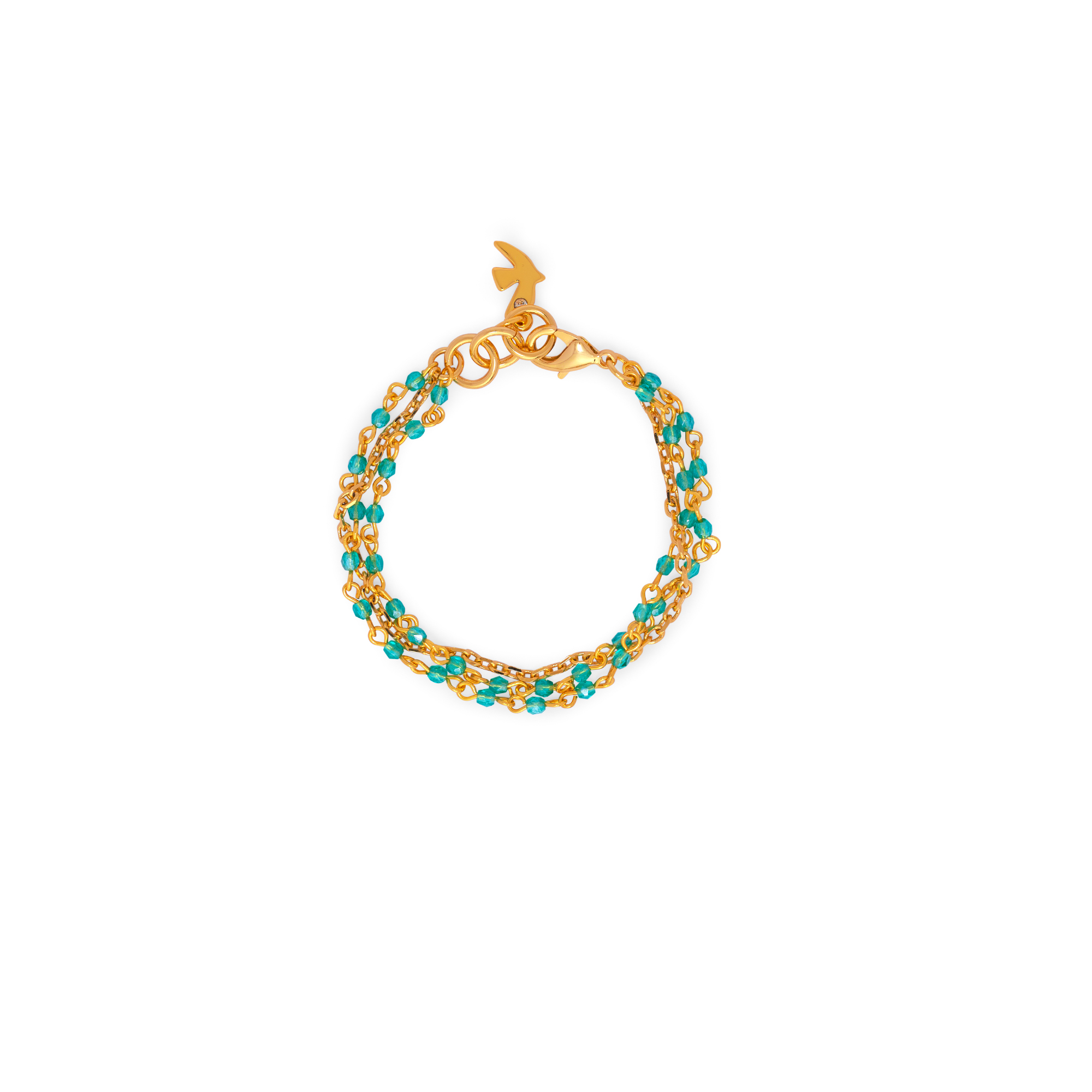 Photo portée Bracelet Doré L'heure Dorée