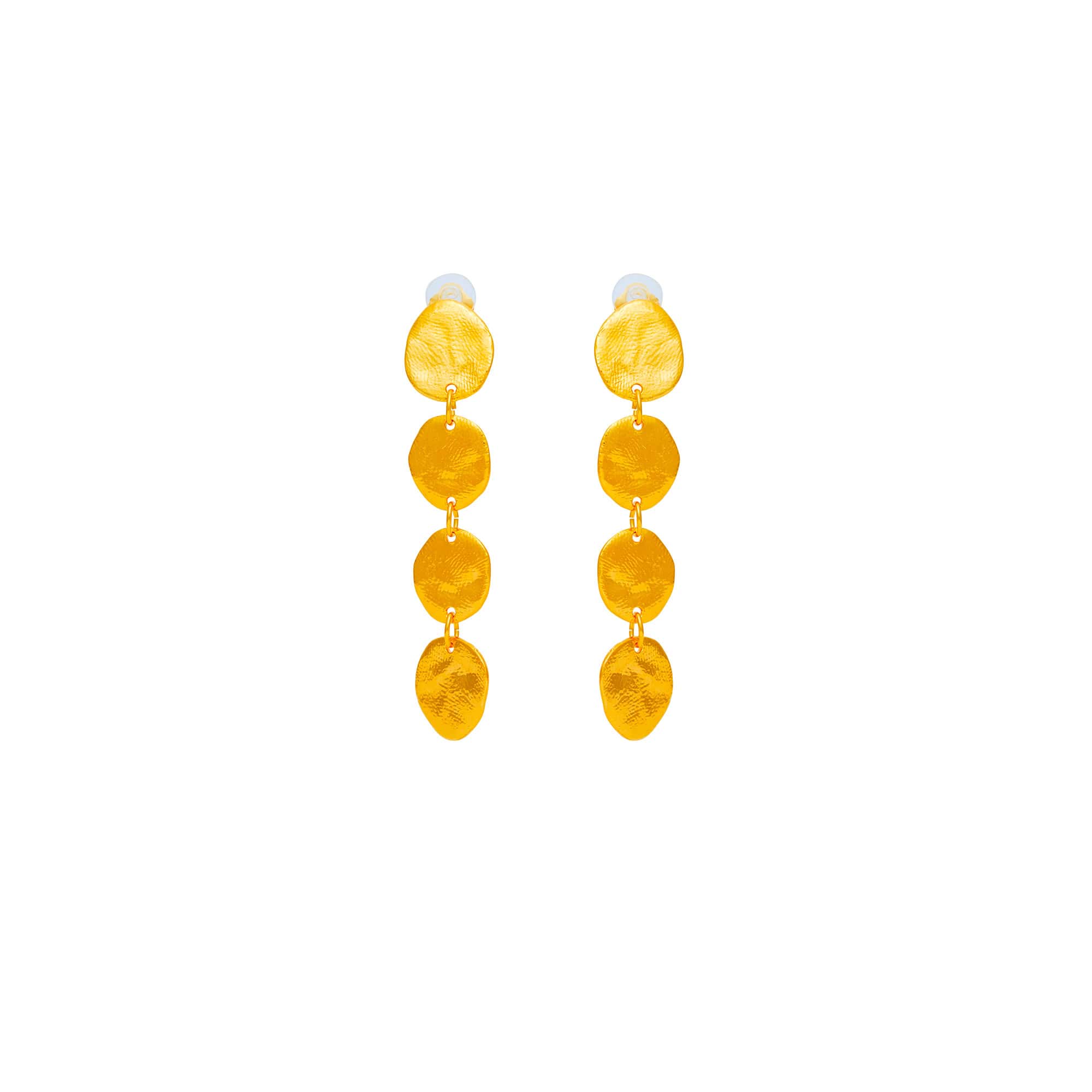 Clip-on Earrings Golden Mille Et Une Nuit