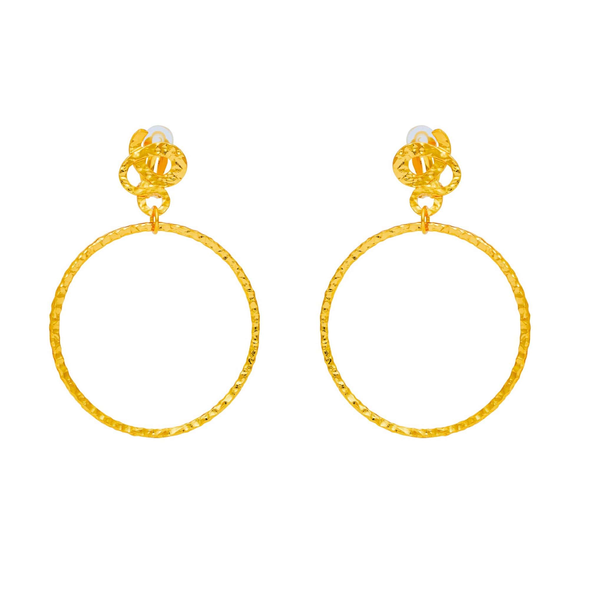 Boucles D'oreilles Clips Doré Toréador