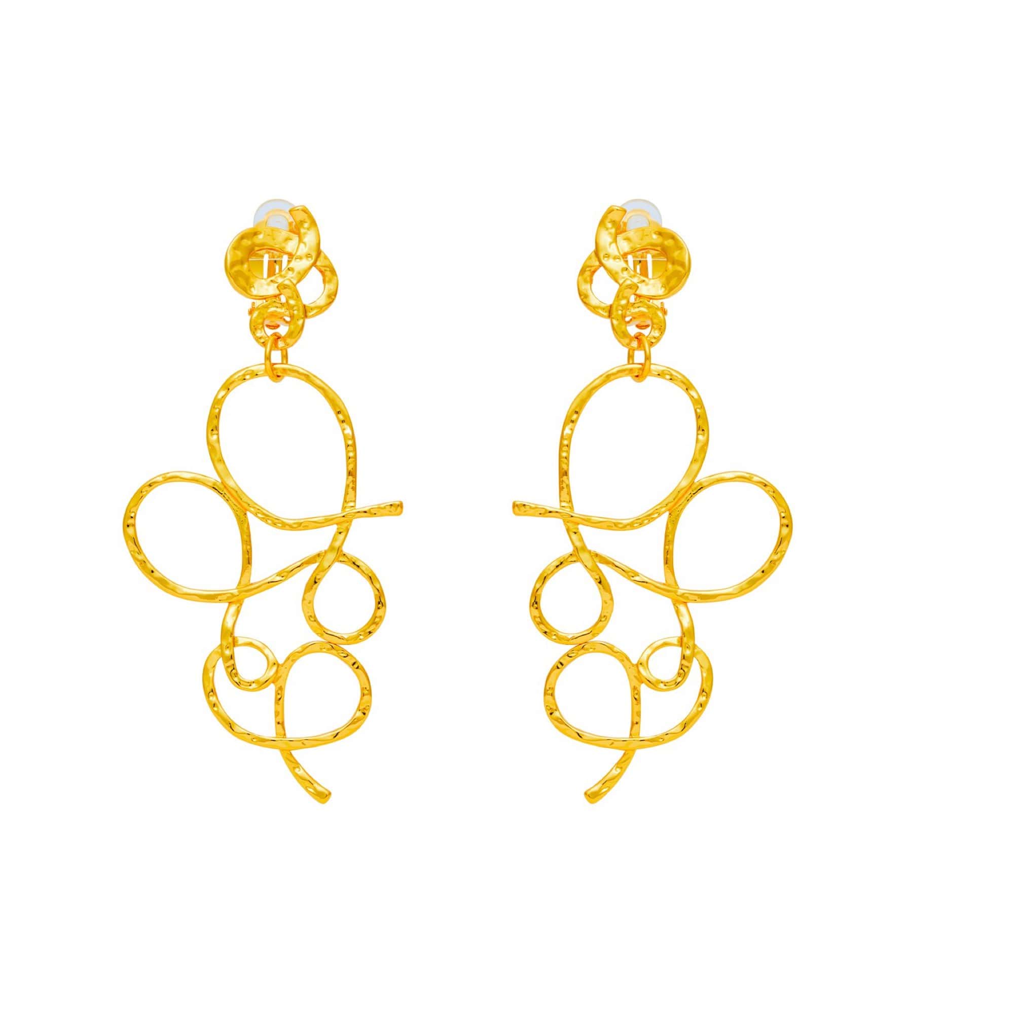 Clip-on Earrings Golden Toréador