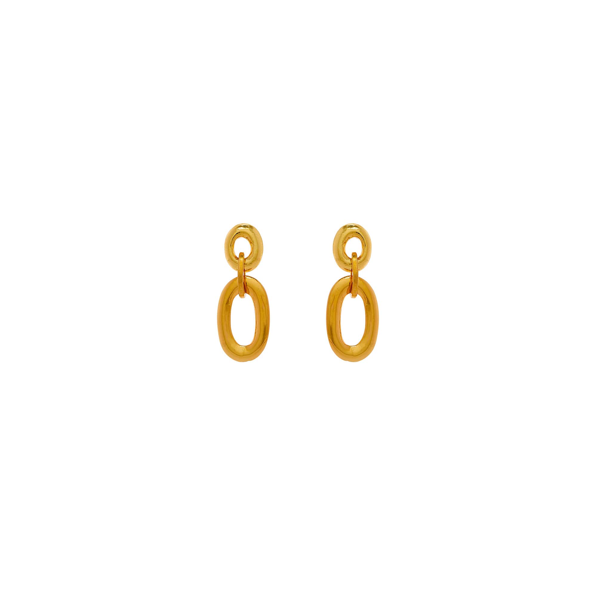 Pierced Earrings Golden Céleste