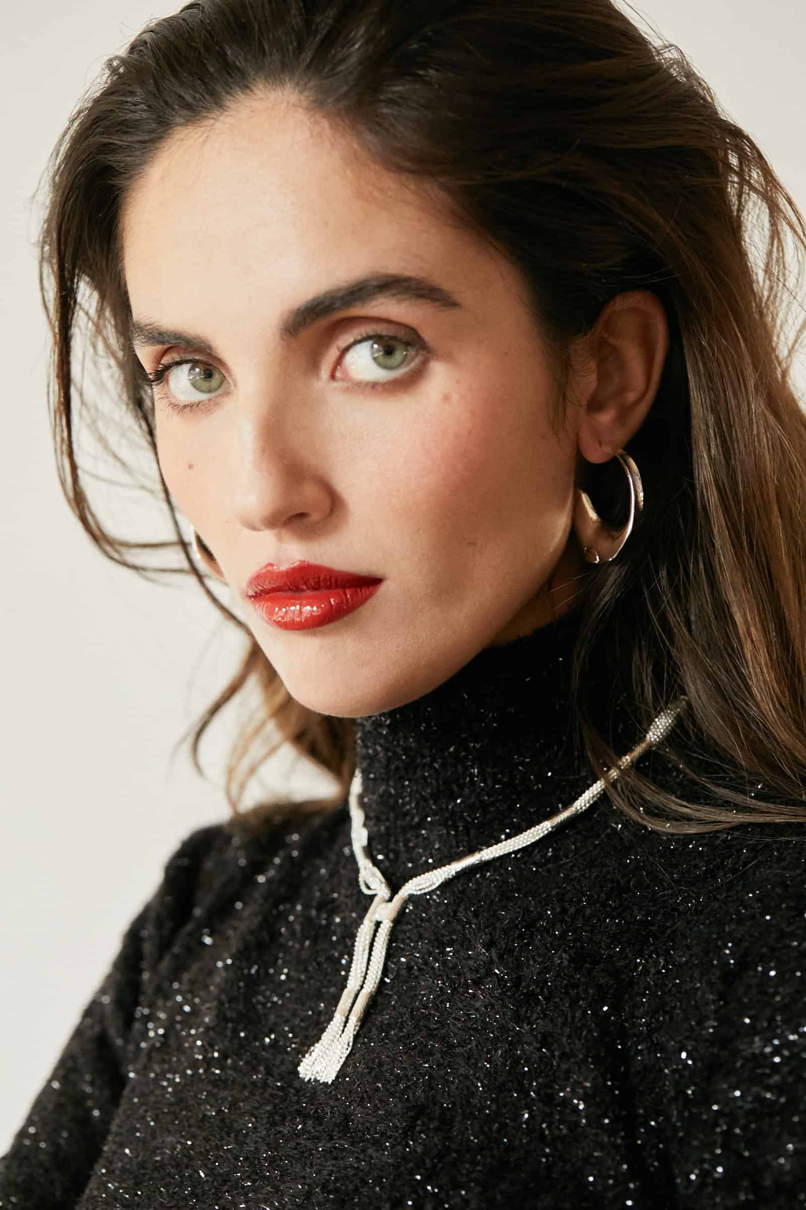 Photo portée Boucles D'oreilles Percée Argenté Joséphine