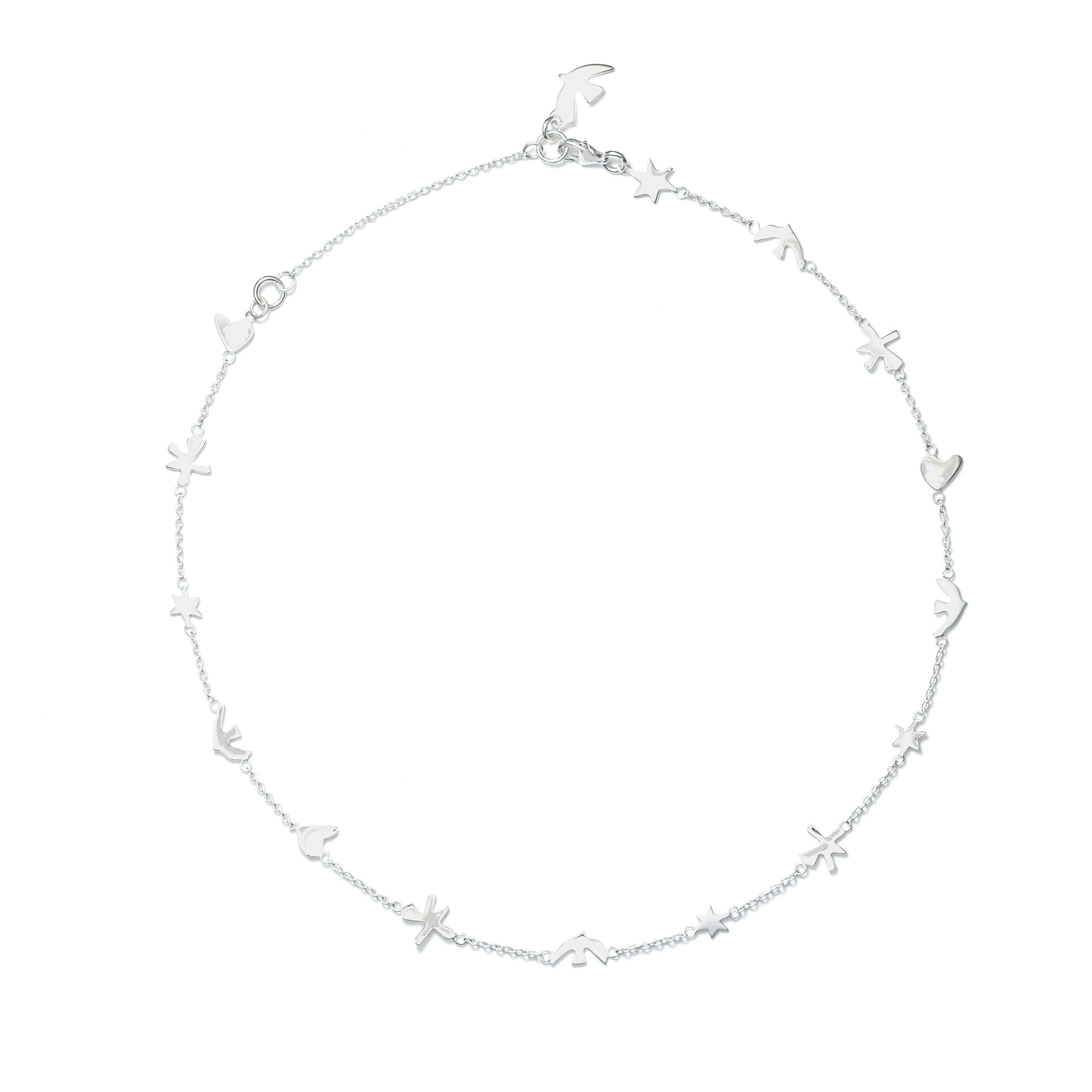 Collier Argent Massif Etincelle