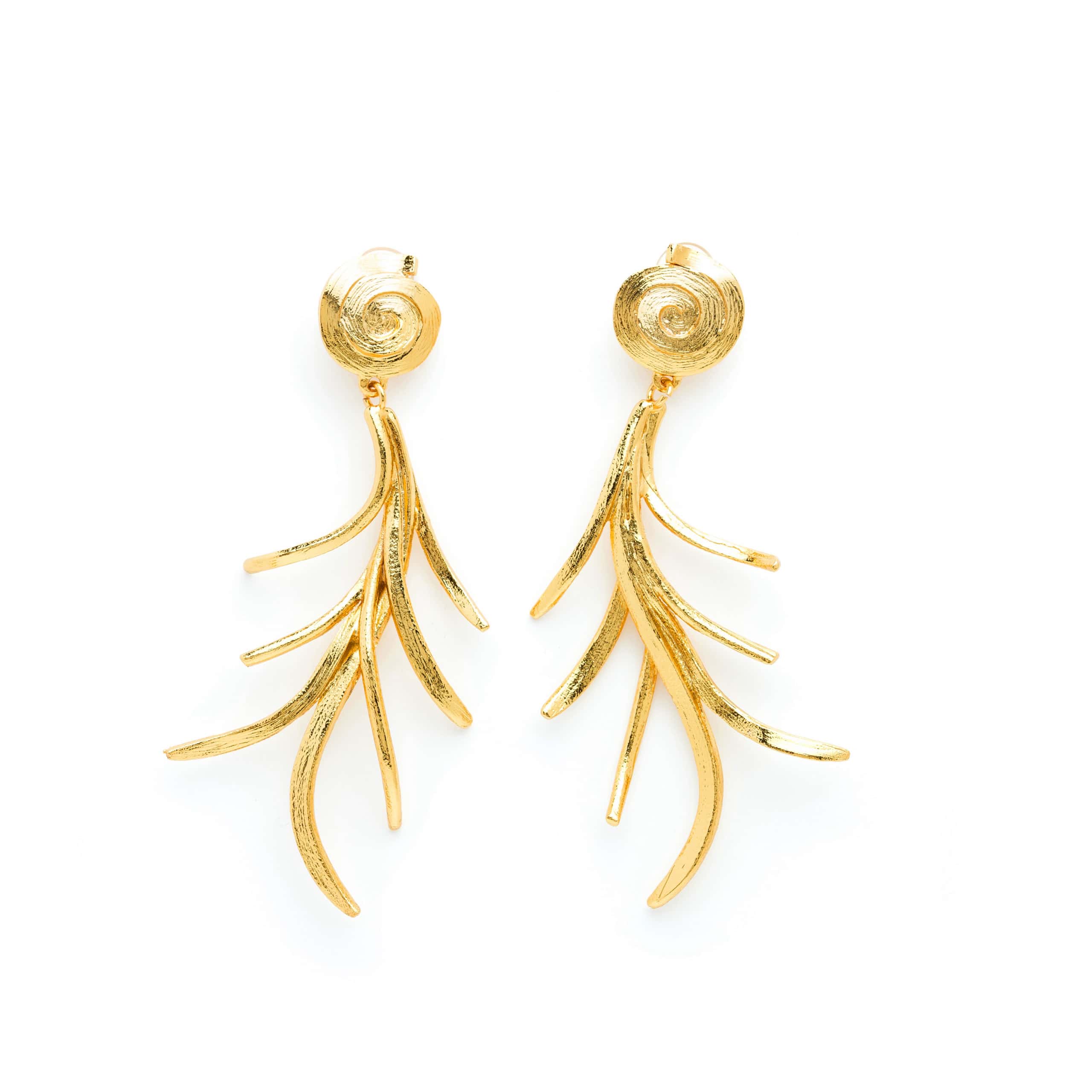 Clip-on Earring Golden Paris