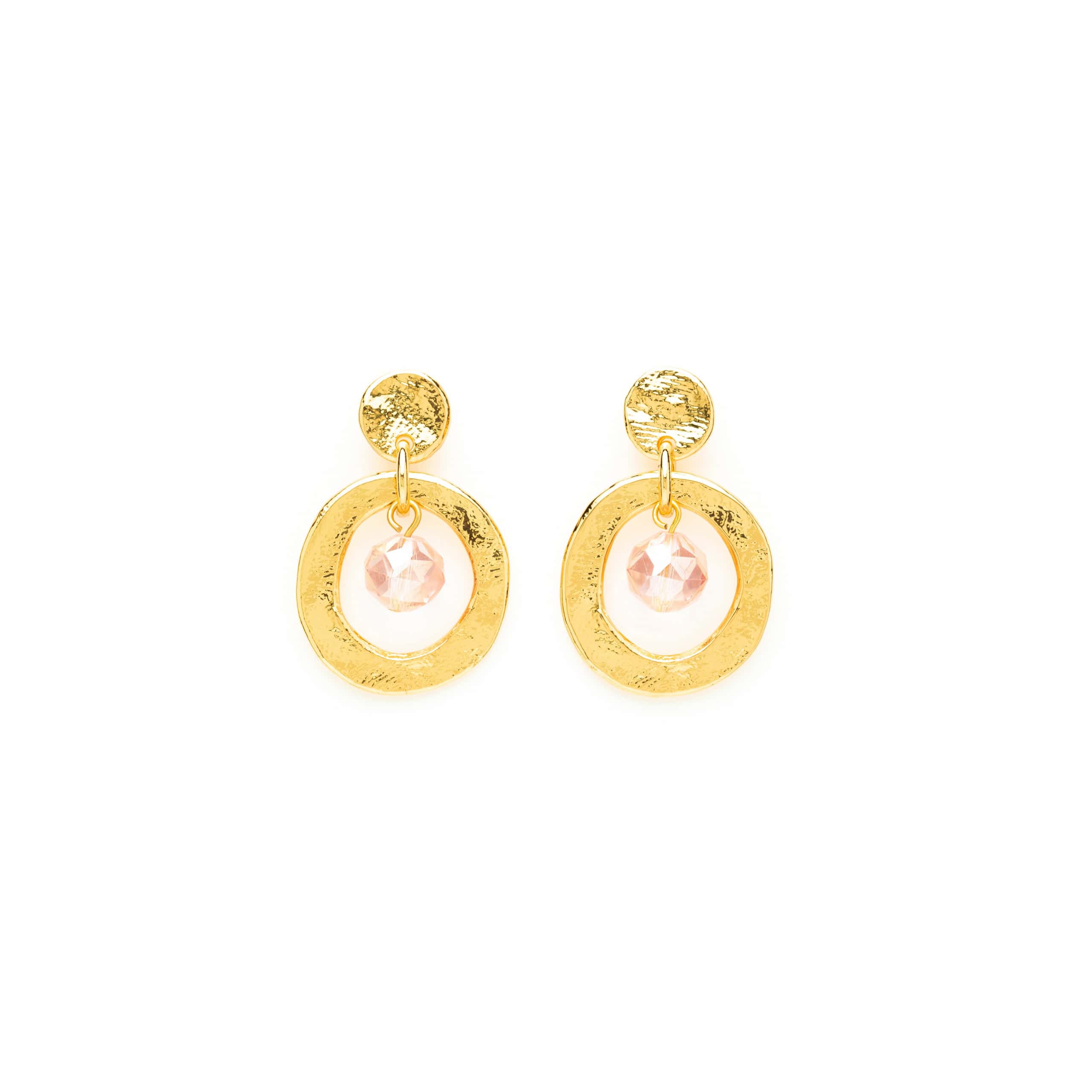 Boucles D'oreilles Percées Doré 1001 Nuits