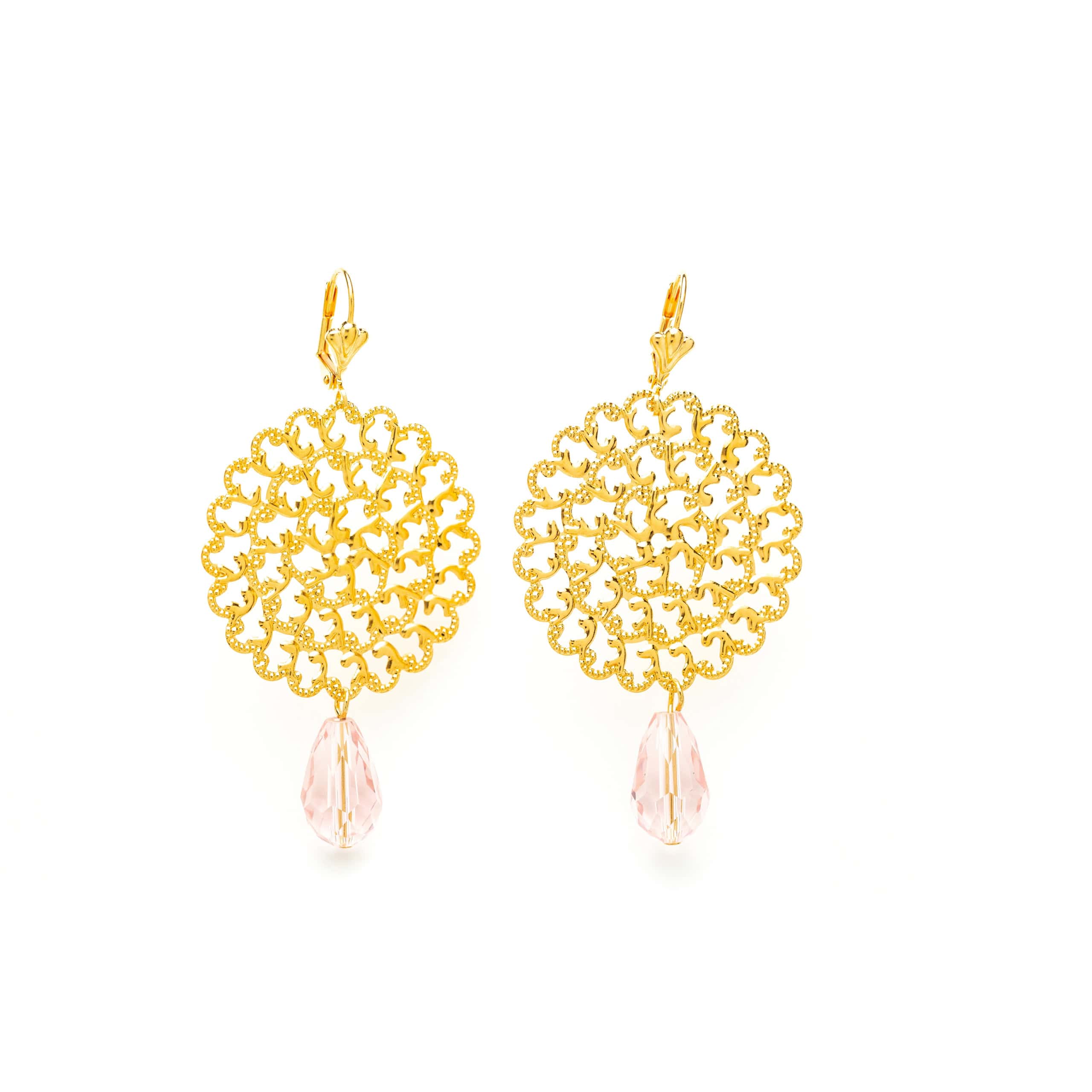 Pierced Earrings Golden Maitika