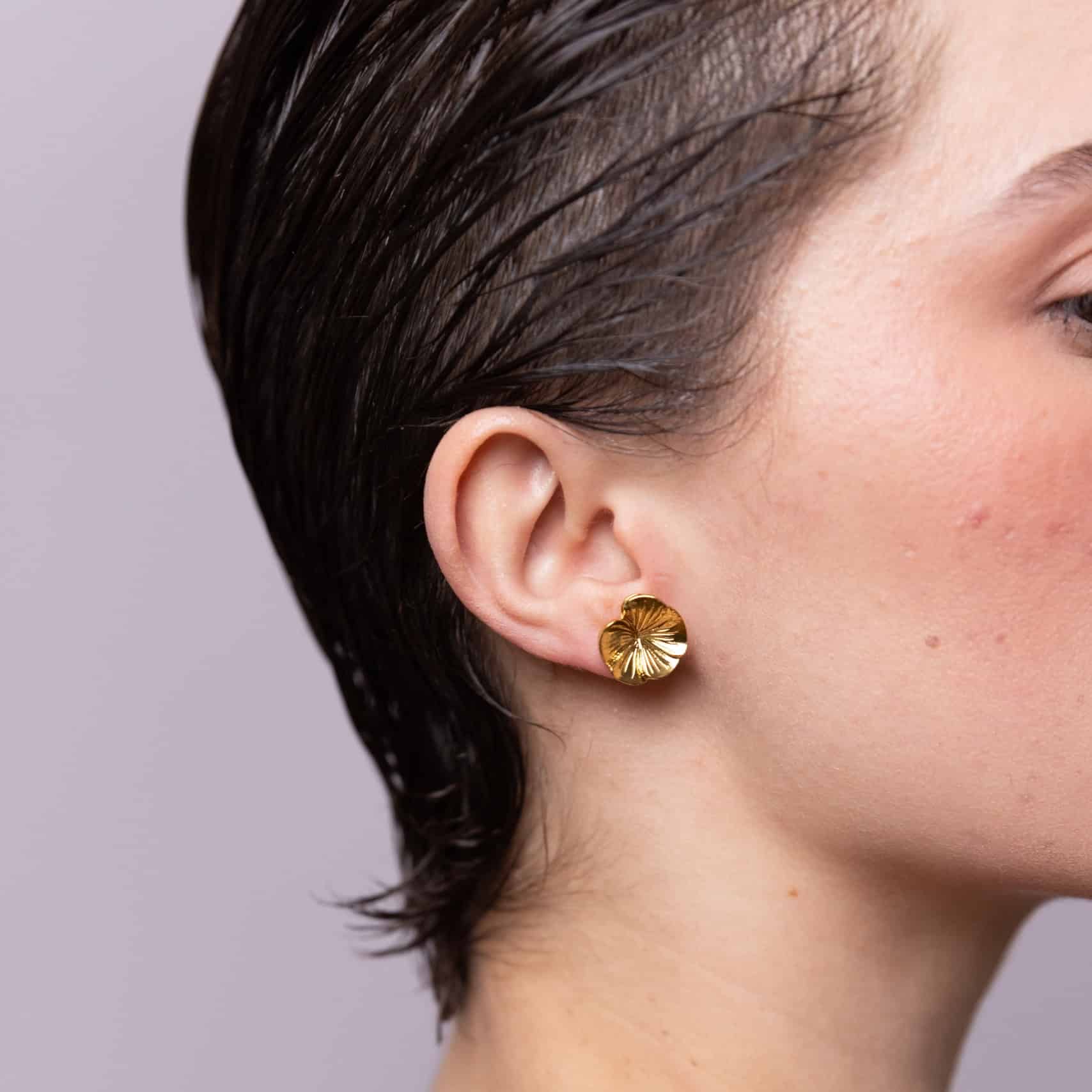 Photo portée Boucles D'oreilles Percées Paris