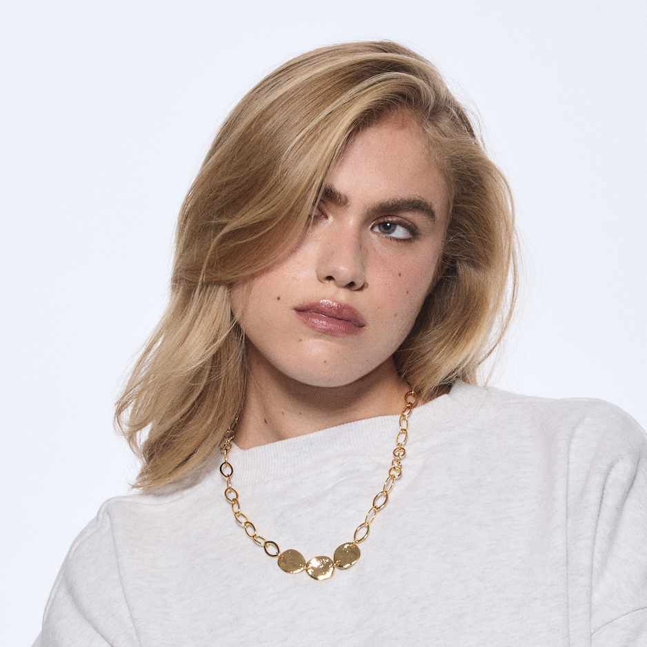 Photo portée Mille Et Une Nuit Gold Necklace