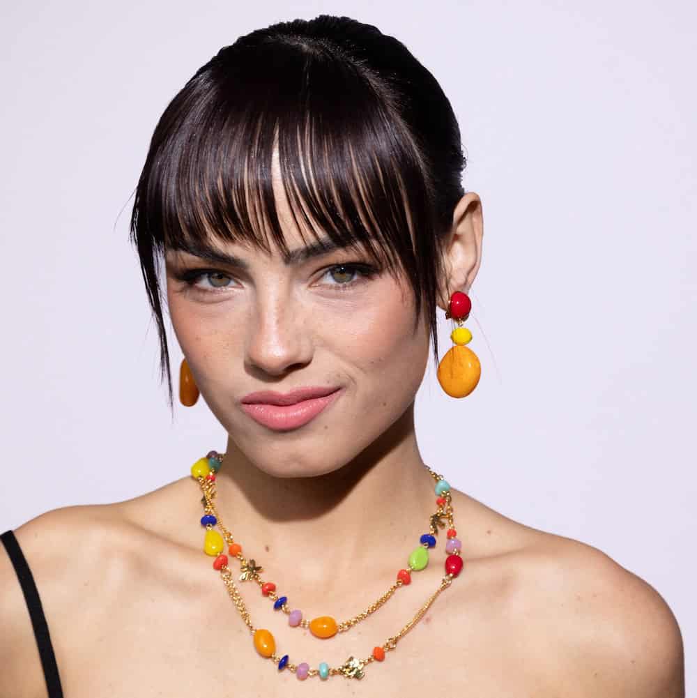 Photo portée Boucles D'oreilles Clips Sophie