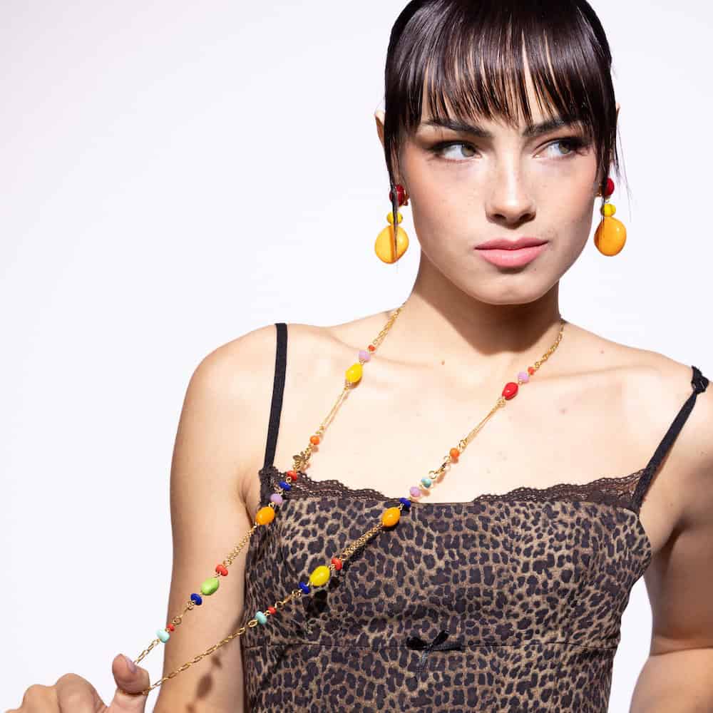 Photo portée Boucles D'oreilles Clips Sophie