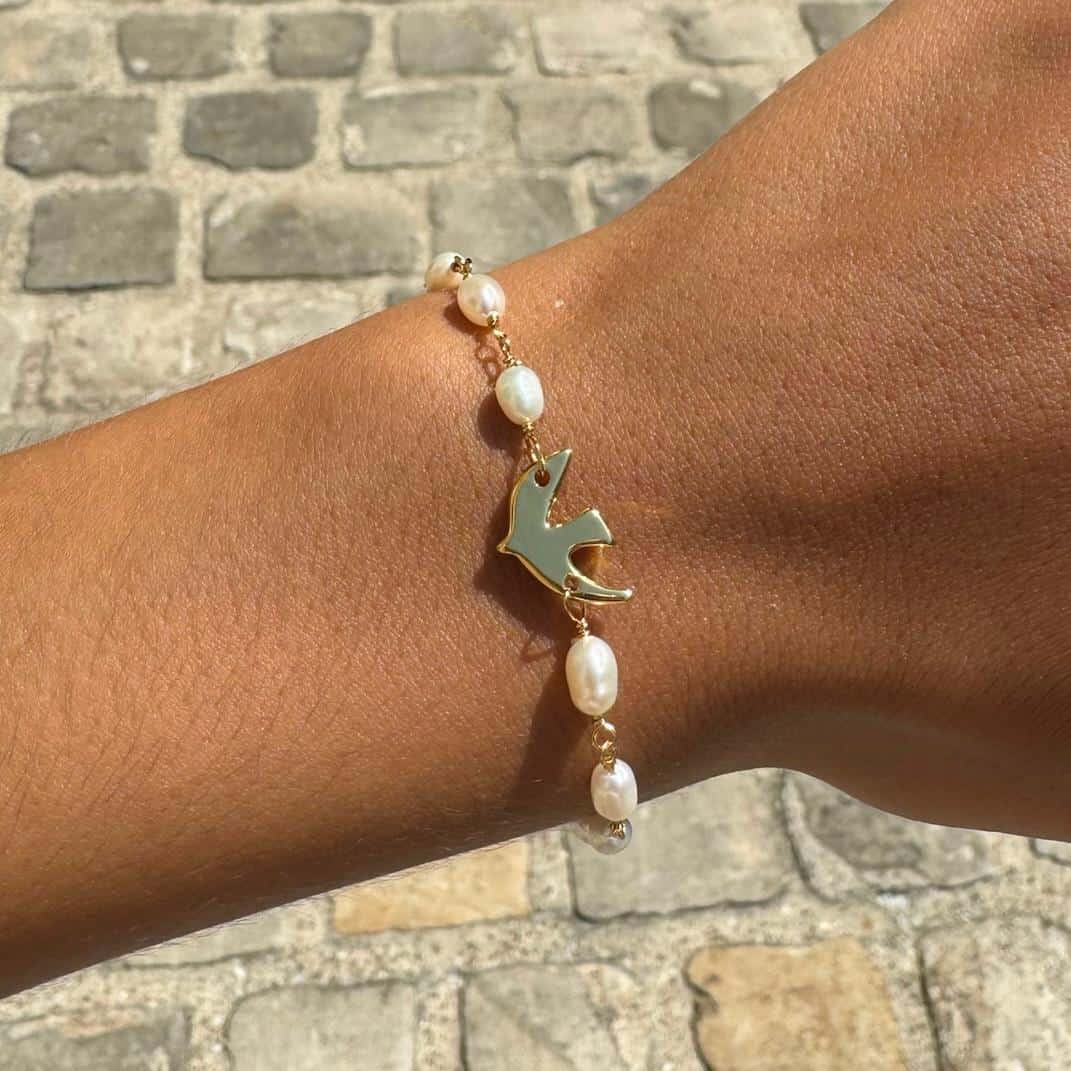 Photo portée Bracelet Doré Padmée