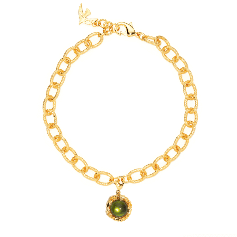 Photo portée Charms Porte-bonheur Vert Olive