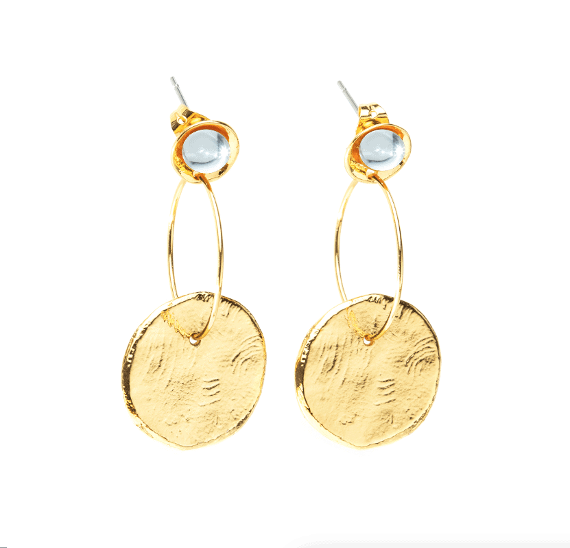 Photo portée Eternal Crystal Pierced Earrings