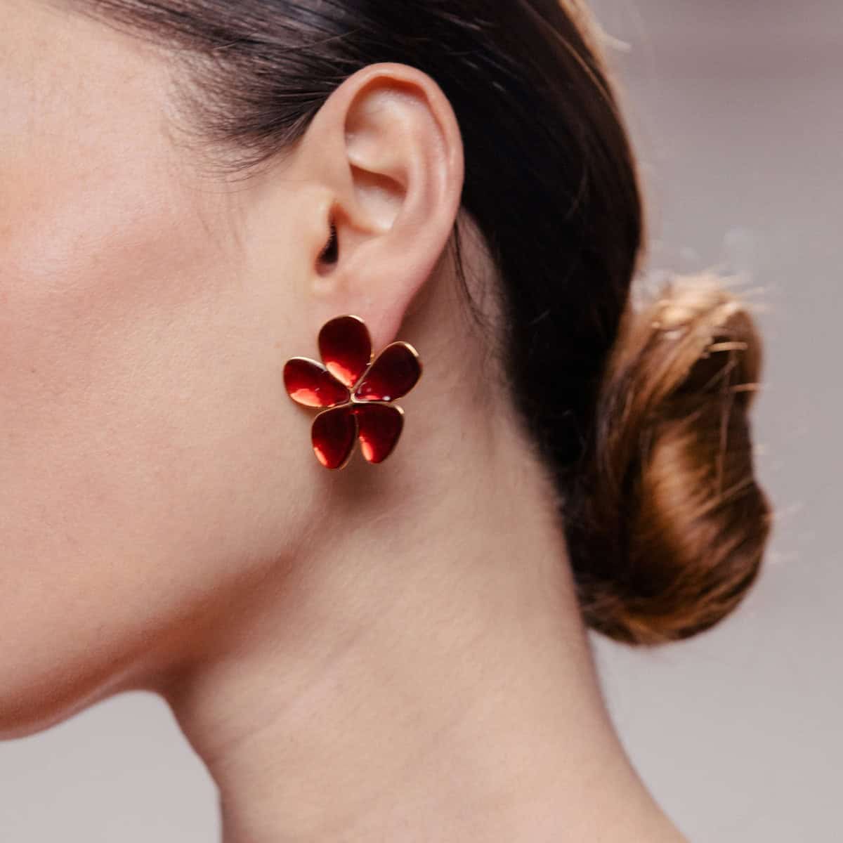 Photo portée Pierced Earrings Gold 41 First Appointment