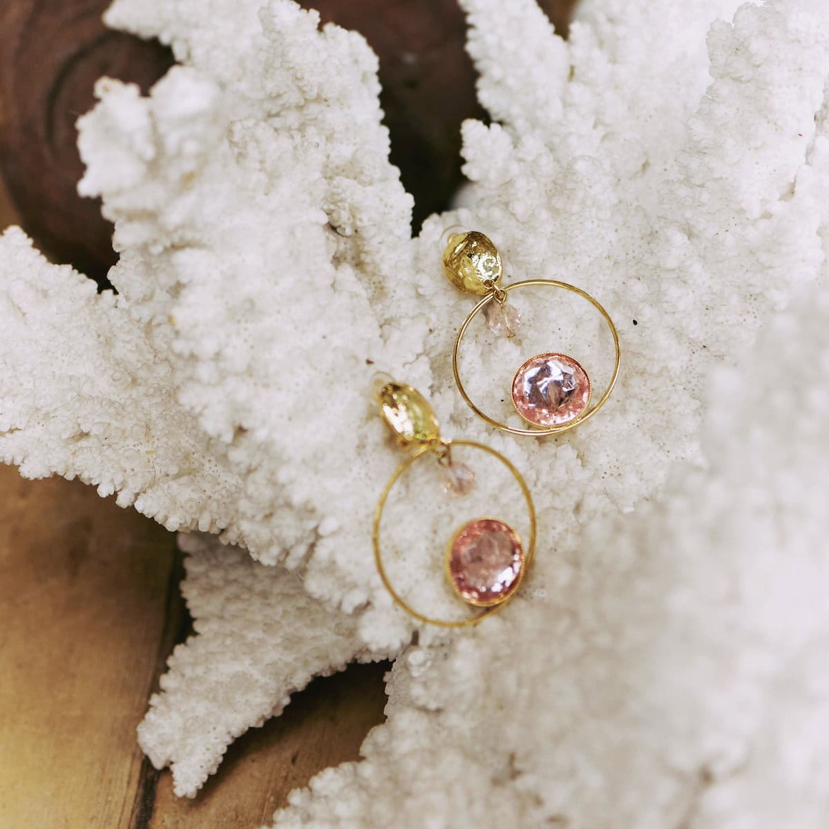 Photo portée Boucles D'oreilles Clips L’amoroso