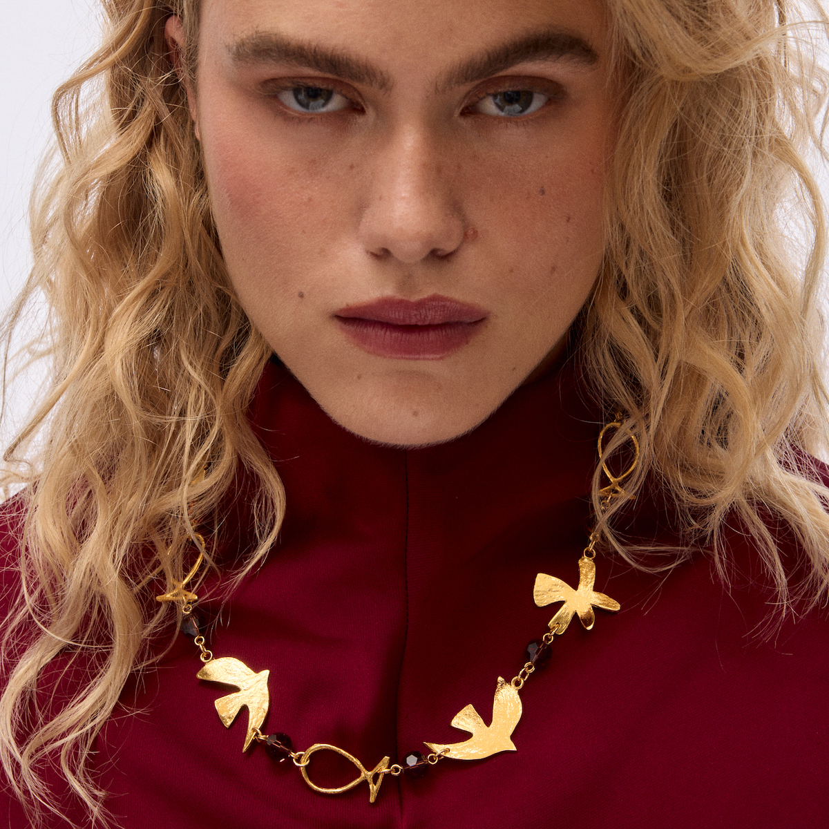 Photo portée Voyage Gold Necklace