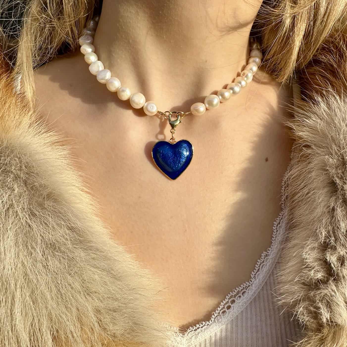 Photo portée Collier Coeur D'amour (interchangeable)