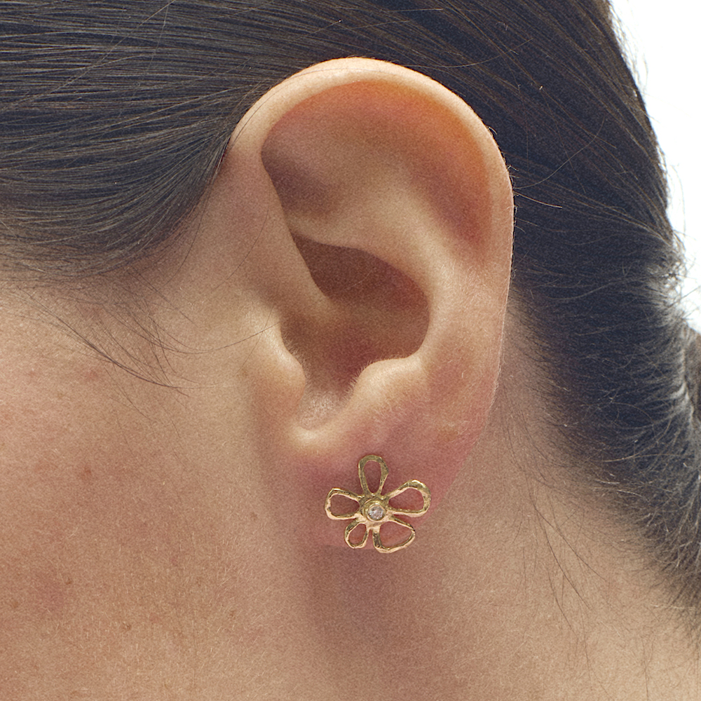 Photo portée Boucles D'oreilles Baci