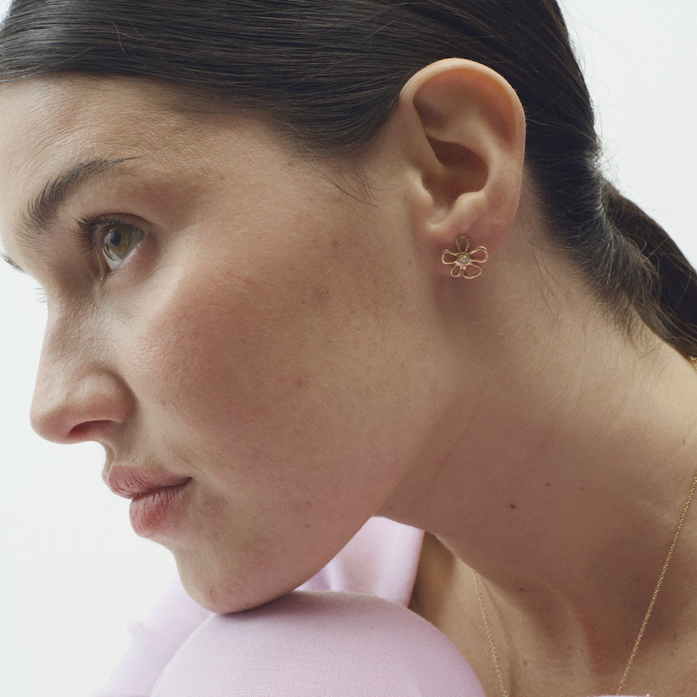 Photo portée Boucles D'oreilles Baci