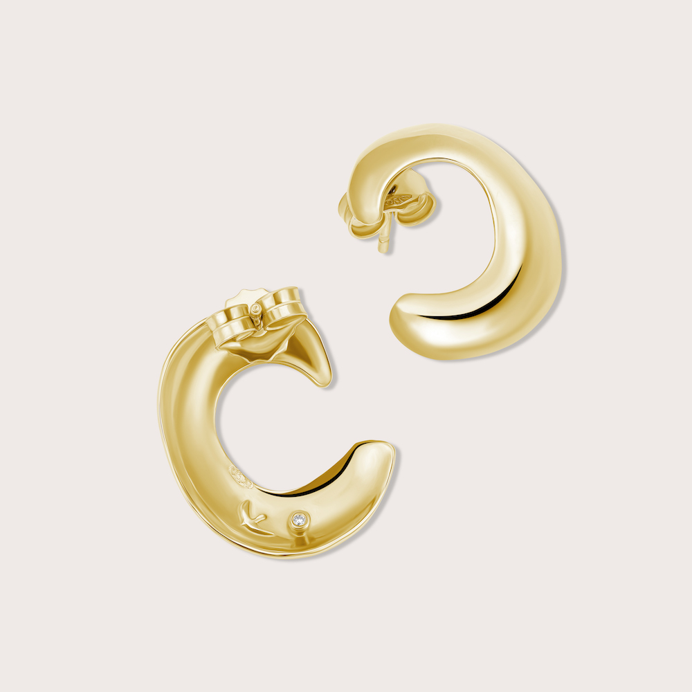 Photo portée Boucles D'oreilles Duchesse
