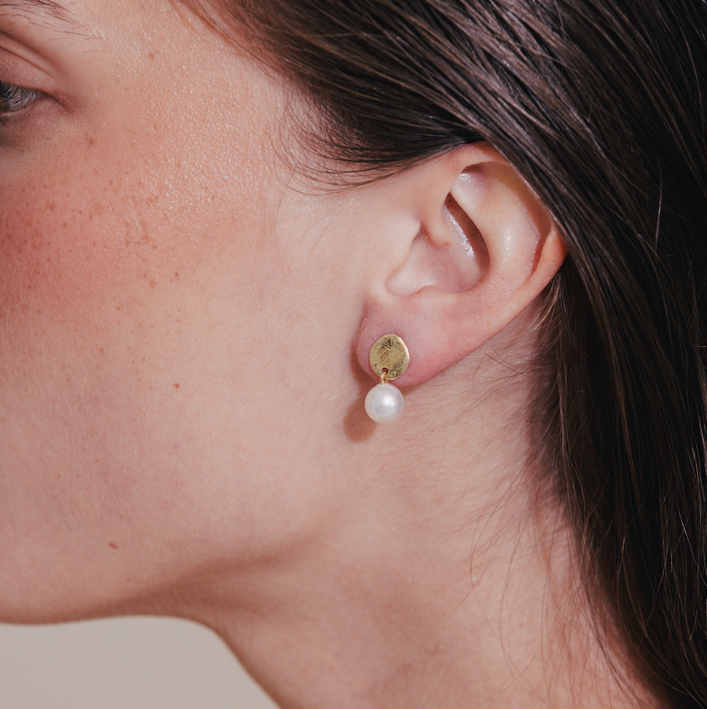 Photo portée Boucles D'oreilles Lueur
