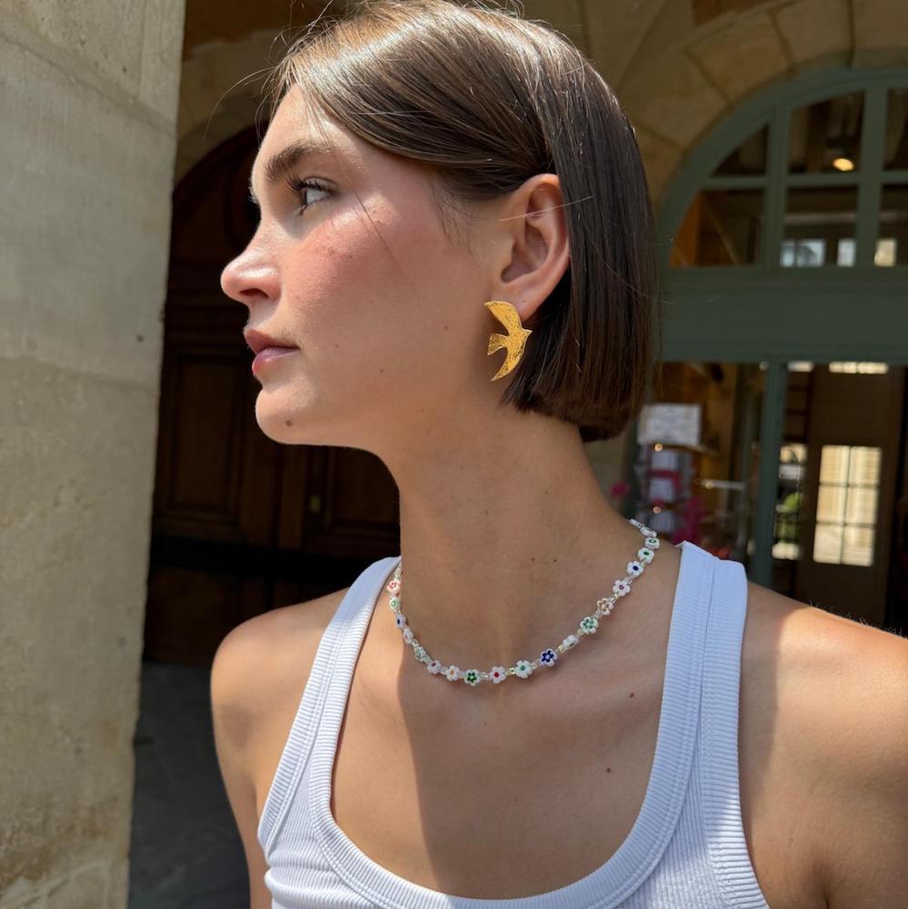 Photo portée Collier Argent Bb