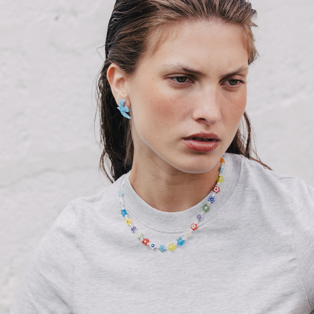 Photo portée Collier Argent Bb