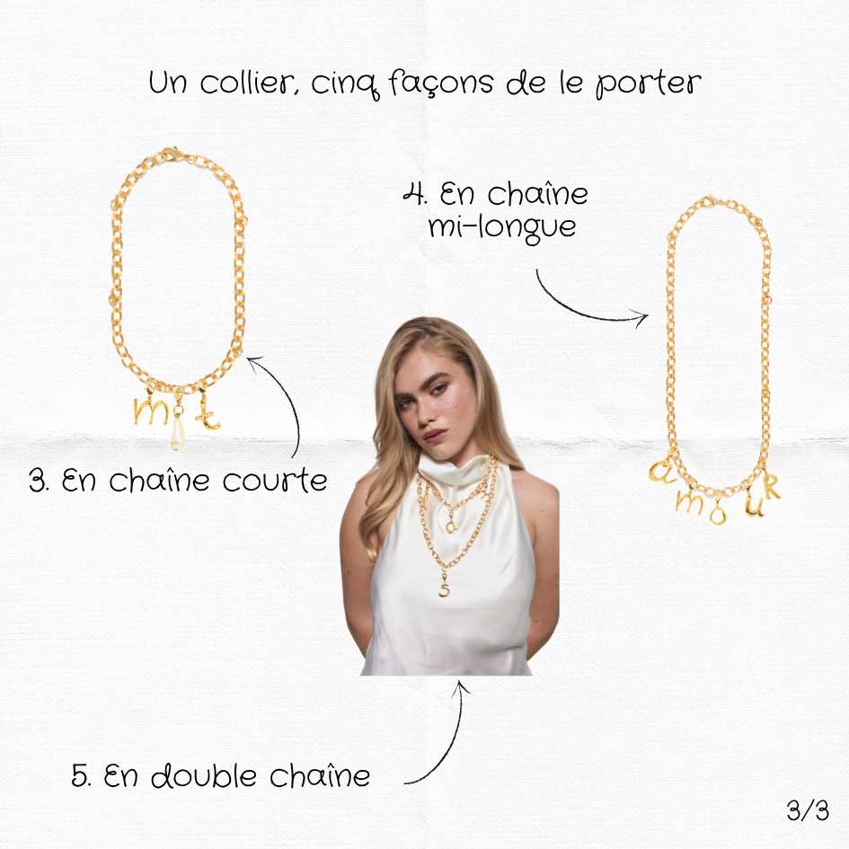 Photo portée Sautoir Charms 