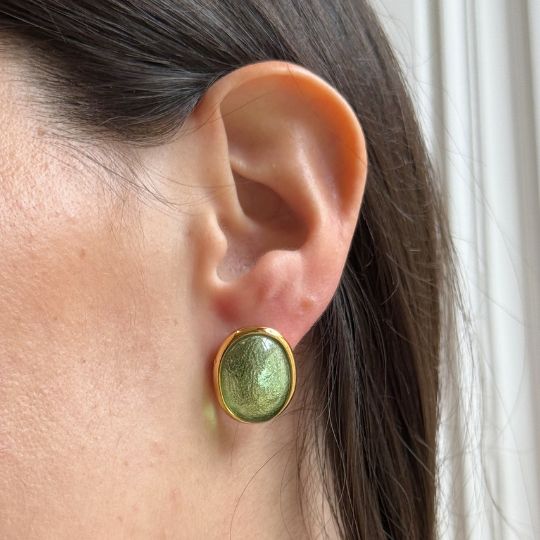 Photo portée Boucles D'oreilles Percées L’amoroso