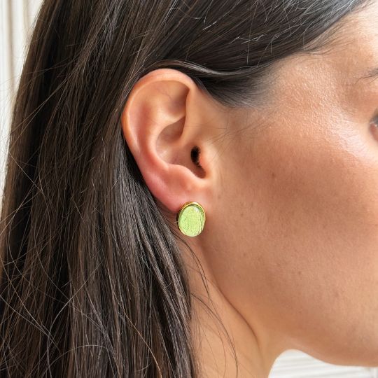 Photo portée Boucles D'oreilles Percées L’amoroso