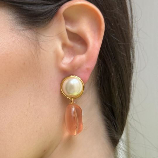 Photo portée Boucles D'oreille Clips Délicatesse