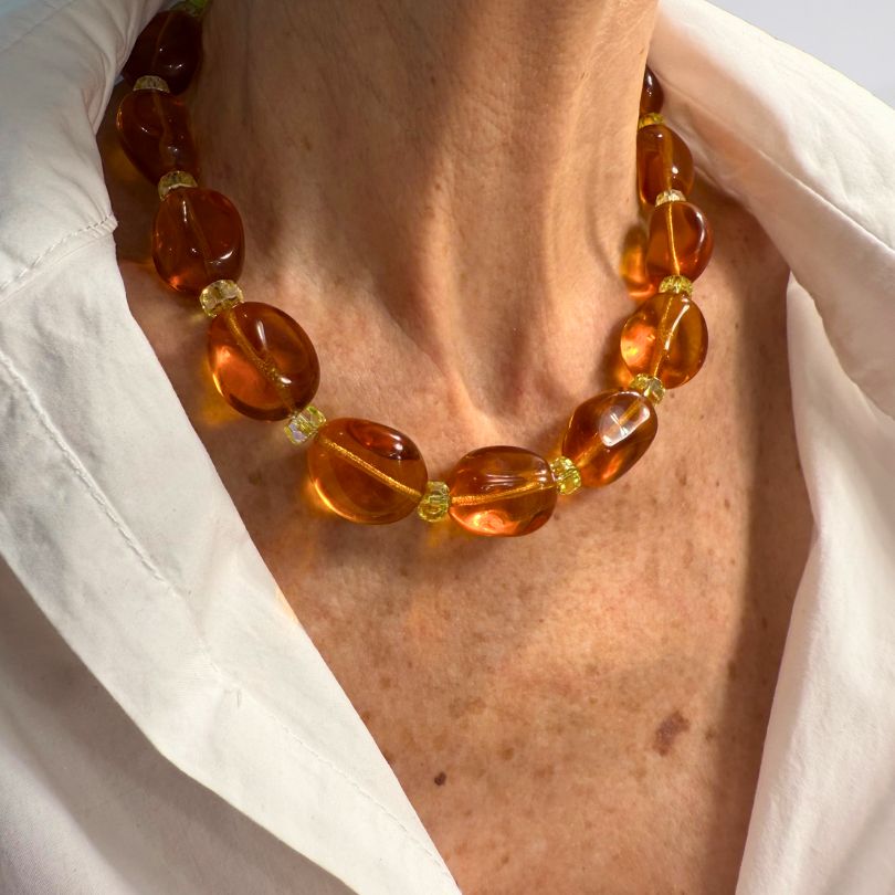 Photo portée Collier Balade Miel